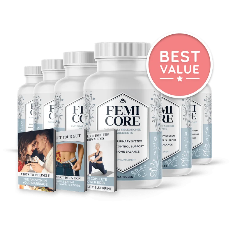 FemiCore Men's Wellness Support — 6 Bottle / 180 Day Pack